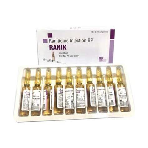 Ranitidine Injection BP (LIquid) Pharminox Laboratories