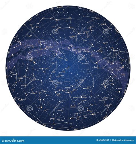 Constellations Map Northern Hemisphere