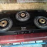 Prestige Royale Plus GT 03L Toughened Black Glass Top Gas Stove(Manual ...