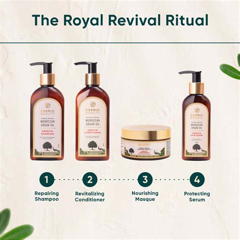 Royal Revival: Repair & Nourish Hair Ritual Set of Keratin Shampoo (20 ...