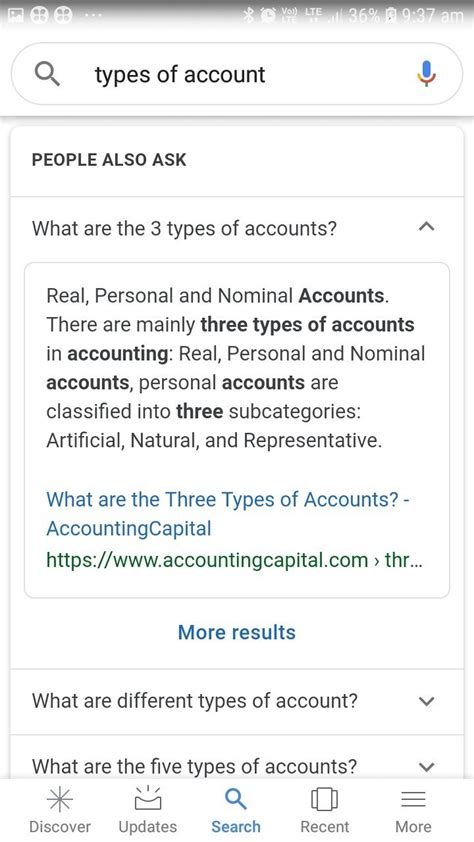 एकाउंट्स कितने प्रकार के होते हैं – Types of Accounts - Brainly.in