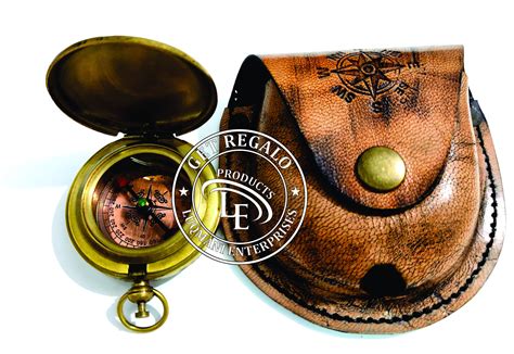 Buy Set of Five Brass Compass Avengers Brass Push Button Batman, Iron ...