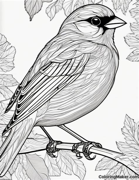 Sparrow Coloring Pages, 8 Free Printables | ColoringMaker
