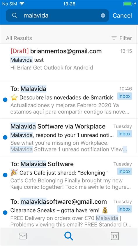Microsoft Outlook 4.2533 iOS - Free download for iPhone