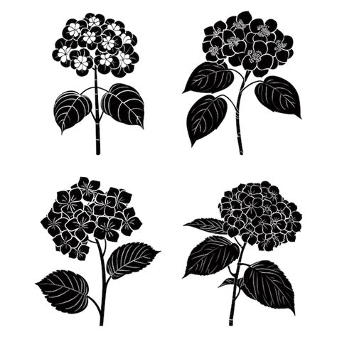 A set of flowers with the words flowers on them | Premium AI-generated ...