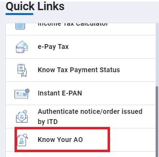 Know Your PAN Jurisdiction, How to Change AO Jurisdiction of PAN