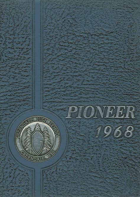 1968 yearbook from Greendale High School from Greendale, Wisconsin for sale