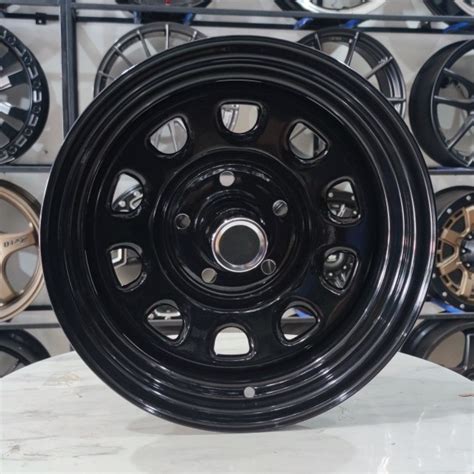 Jual Velg Besi Daytona 14x7.0 5H 114.3 et-10 Hilux SC Grandmax Suzuki ...