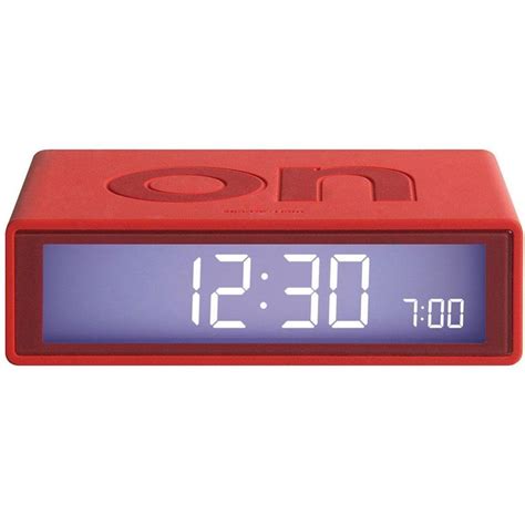 Buy Lexon Flip On/off Alarm Clock Red Online at Low Prices in India ...