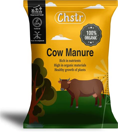 Evana Organic Fertilizer Cow Dung Manure for Plants & Home Gardening ...