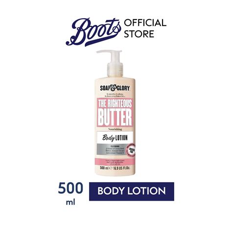 Jual SOAP & GLORY The Righteous Butter Nourishing Body Lotion | Shopee ...