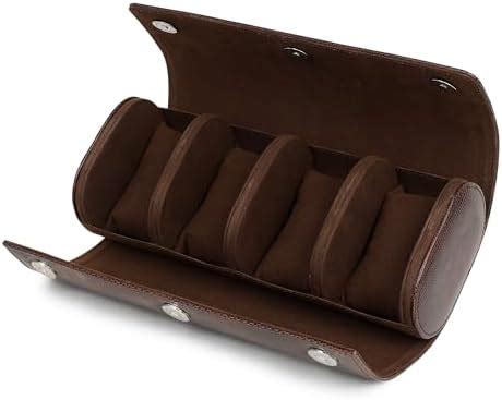 essacci faux Leather 4 Slot Watch Keeping Box for Men Women Watch ...