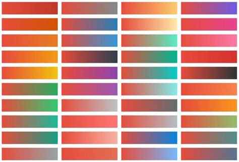 Image result for Gradient Color Chart