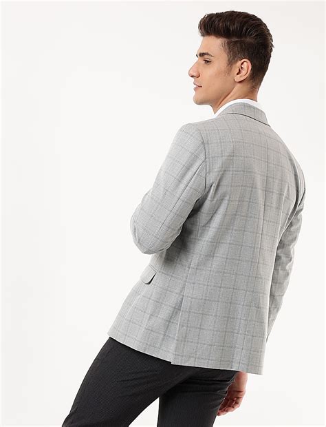 Buy Checked Lapel Collar Blazer at Marks & Spencer