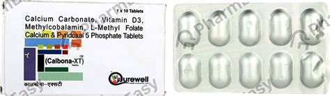 Calbona Xt Strip Of 10 Tablets: Uses, Side Effects, Price & Dosage ...