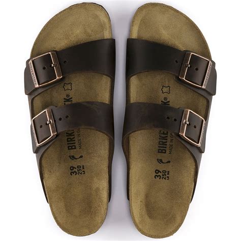 BIRKENSTOCK Arizona Oiled Leather Sandal - Habana