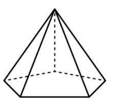Here is a pyramid with a base that is a pentagon with all sides the ...