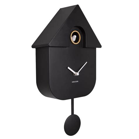 Modern Cuckoo Clock In Black By Idyll Home