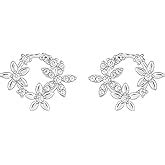 GIVA Pure 925 Silver Freshwater Peach Button Pearl Earrings | Valentine ...