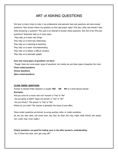 Image result for Asking Questions Examples