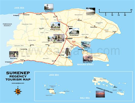 Map Of Sumenep - Peta Sumenep - Madura - Jawa Timur