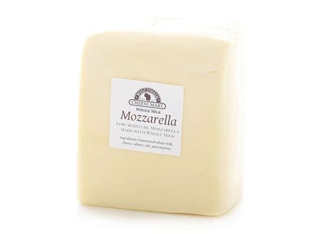 Amazon.com: Whole Milk Mozzarella Cheese – Low Moisture | 3 lb Loaf ...