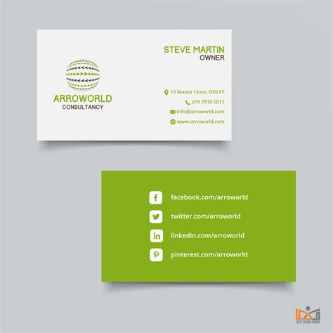 Professional Business Card Layout` - Card Template