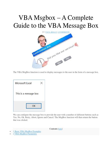 VBA MsgBox Tutorial 的图像结果