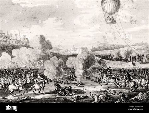 Bataille de Fleurus le 26 juin 1794. Guerres de la Révolution française ...