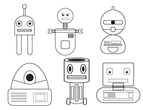 Robot Line Art 的图像结果