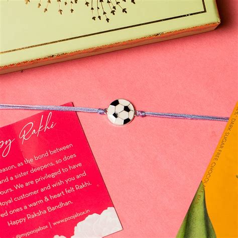 Buy Football Fan Quirky Rakhi Online in India - Mypoojabox.in