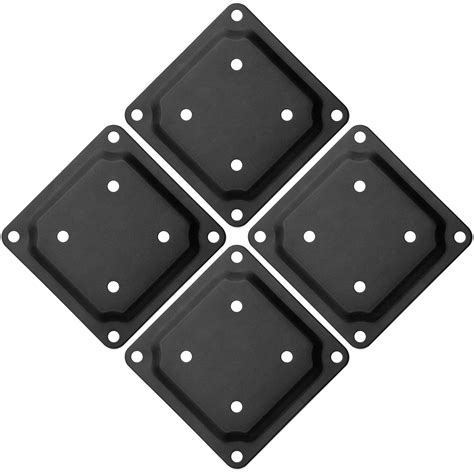 Forogore 4 X 4 Wood Post Plate Connector Powder Coated | Desertcart INDIA