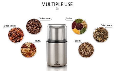 DR MILLS Stainless Steel Dm-7452 Electric Dried Spice And Coffee ...