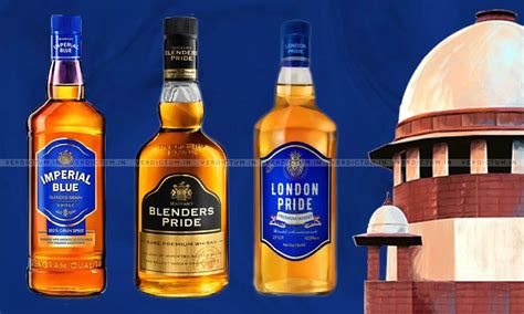 Blenders Pride v London Pride| Whiskey Bottles Produced Before Supreme ...