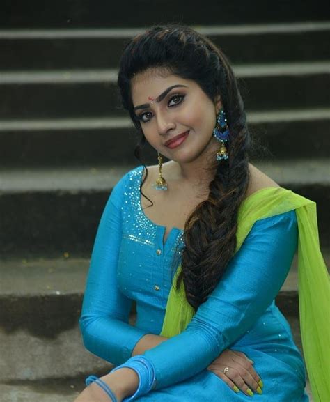 Varsha Viswanath Latest Stills From Andamaina Lokam Movie Opening.