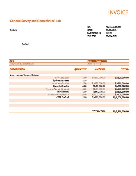 Sample Lab Test Invoice 的图像结果