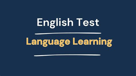Image result for Learning English Test