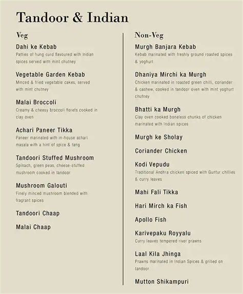Menu at Makau Kitchen and Bar, Hyderabad