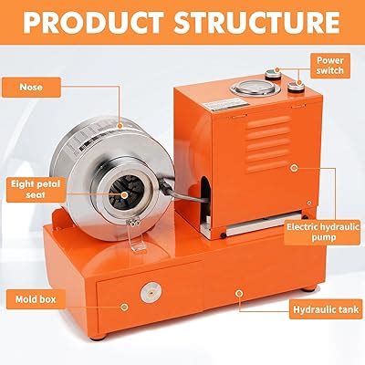 Turboyhood Electric Hydraulic Hose Crimper Tool with 8 Dies – India | Ubuy