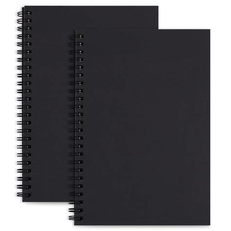 Amazon.com : LABUK 2 Pack A5 Unlined Notebooks 100 Pages Spiral ...