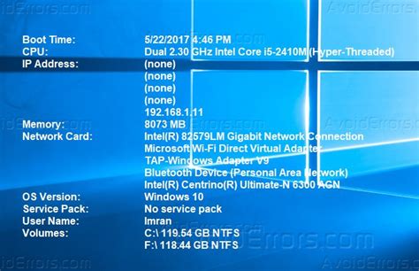 Display Computer Information On Desktop 的图像结果