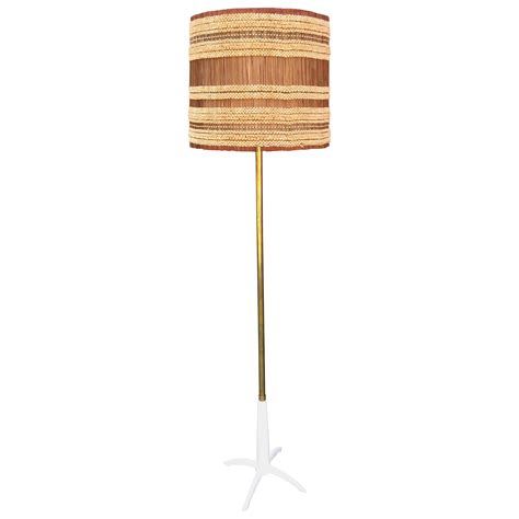 Stiffel Brass Tulip Shade Floor Lamp For Sale at 1stDibs
