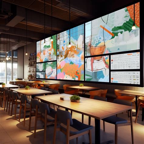 Экраны в кафе как элемент дизайна. Digital signage не только для продаж ...