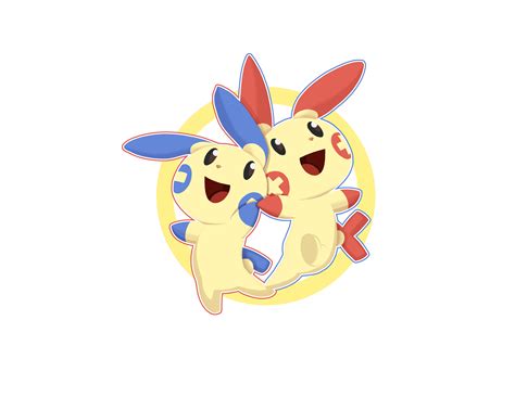 Plusle And Minun Wallpaper
