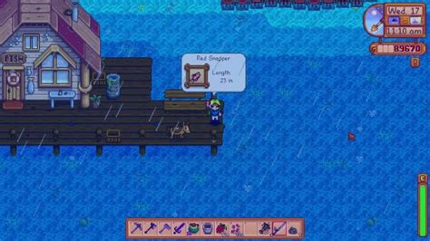Stardew Valley Red Snapper - How to Fish for One?