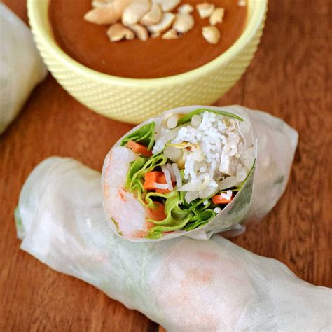 Image result for Vietnamese Fresh Spring Rolls