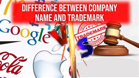 Difference between Company Name and Trademark - Blog | Sonisvision