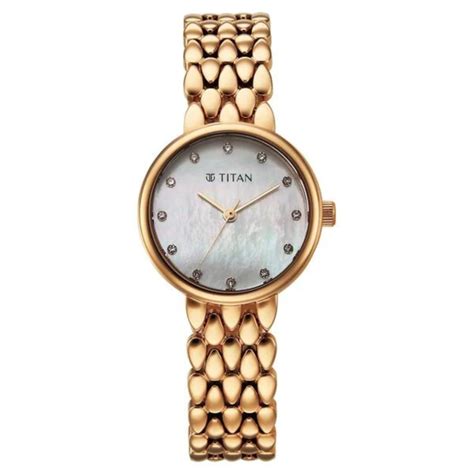 Titan Glamour Mother Of Pearl Dial Analog Womens Watch 95374WM01 ...