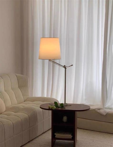 White minimal floor lamp – Studio by Drew