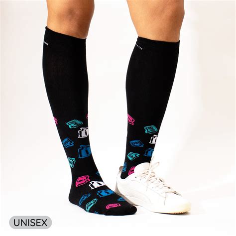 EHH Pattern Knee High Socks – Thela Gaadi